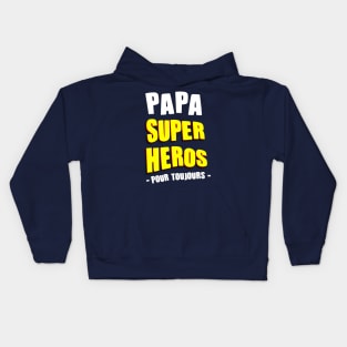 Papa super héros Kids Hoodie